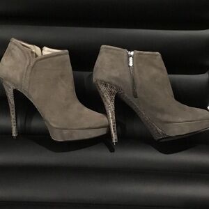 Michael Kors Brown Heeled Ankle Boots